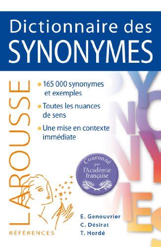 dictionnaire des synonymes